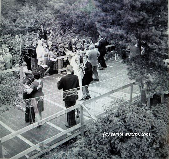 Свадьба на острове Хаапасаари. 1966 год. Фото с выставки "Свадьбы! Истории о любви" в Краеведческом музее Кюменлааксо в Котке