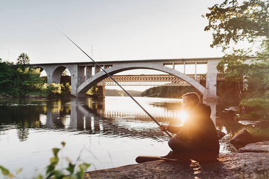 Мост через реку Кюмийоки недалеко от Коуволы. Фото: Марко Лауккаринен (Marko Laukkarinen)