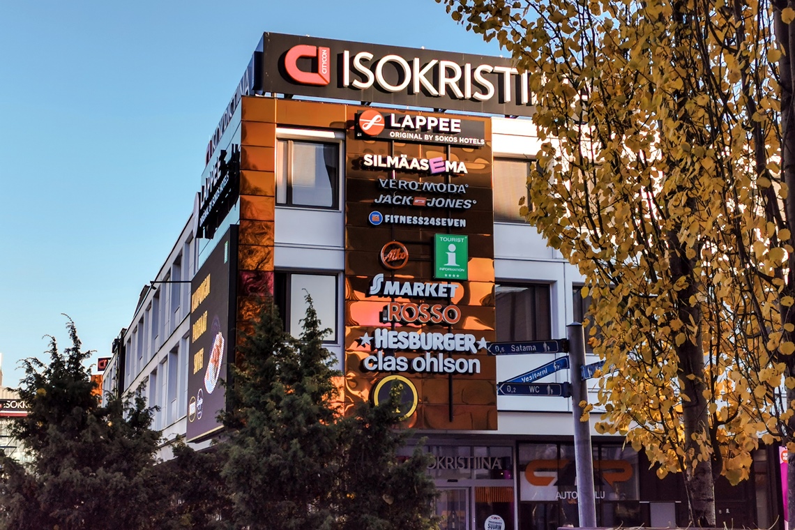 Торговый центр IsoKristiina. Фото Натальи Железняковой.