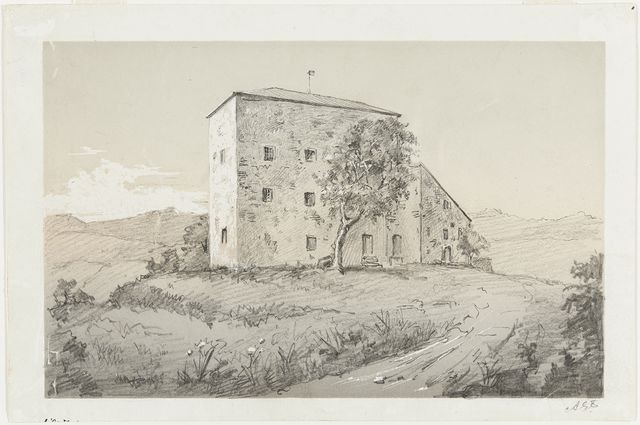 Замок Квидья, рисунок Альберта Эдельфельта