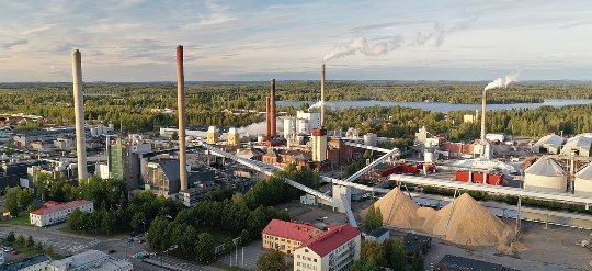 Бумажная фабрика Stora Enso. Фото: Esa Heikkinen