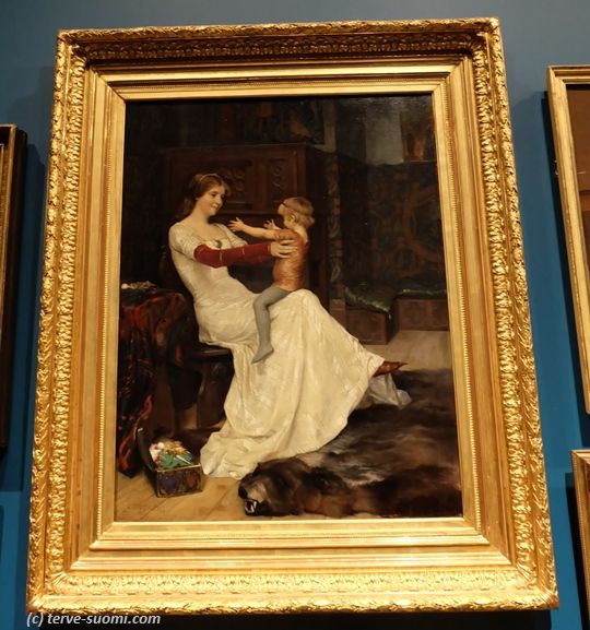 Картина Альберта Эдельфельта "Королева Бланка" находится в собрании Художественного музея Атенеум
